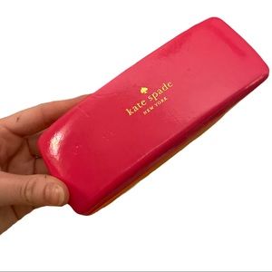 Kate Glasses Case Pink + Orange Eyelashes